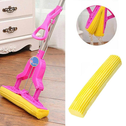 Mop Home Cleaning Sponge Floor Cleaning & Folding Absorbing Squeeze Water Magic Mop