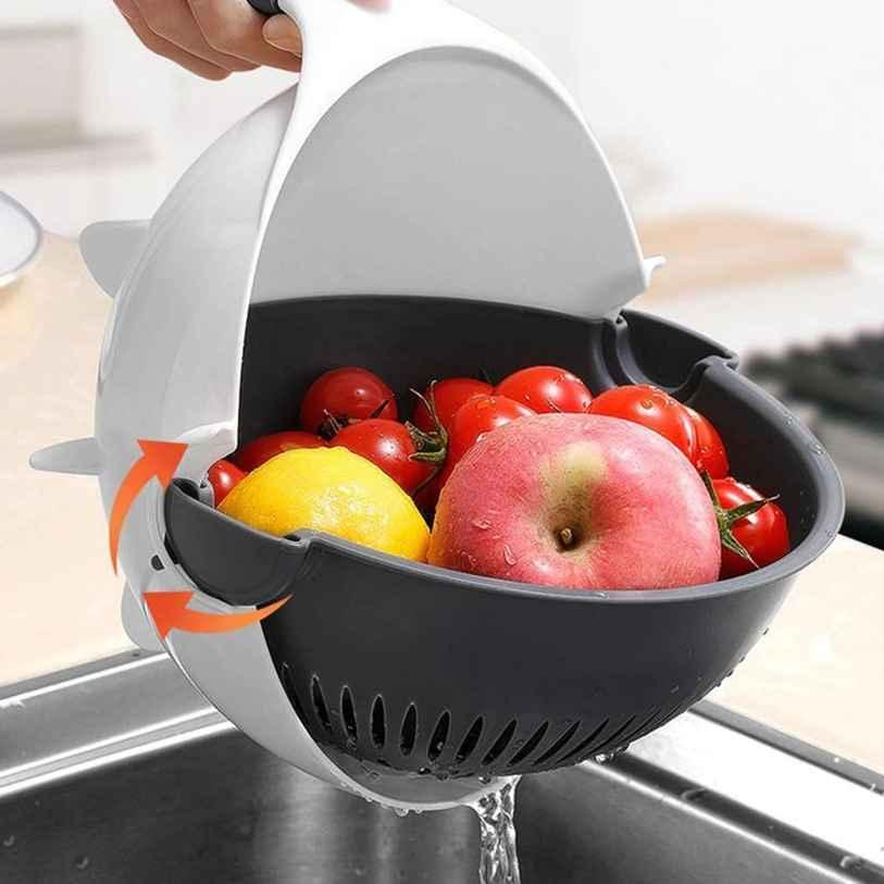 Vegetable Cutter- 7 in 1 Multifunction Magic Rotate Vegetable Cutter