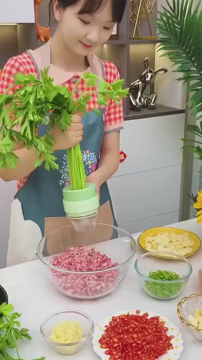 4 in 1 Wireless Handy Electric Vegetable Chopper